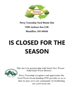 Yard Waste Site Closed